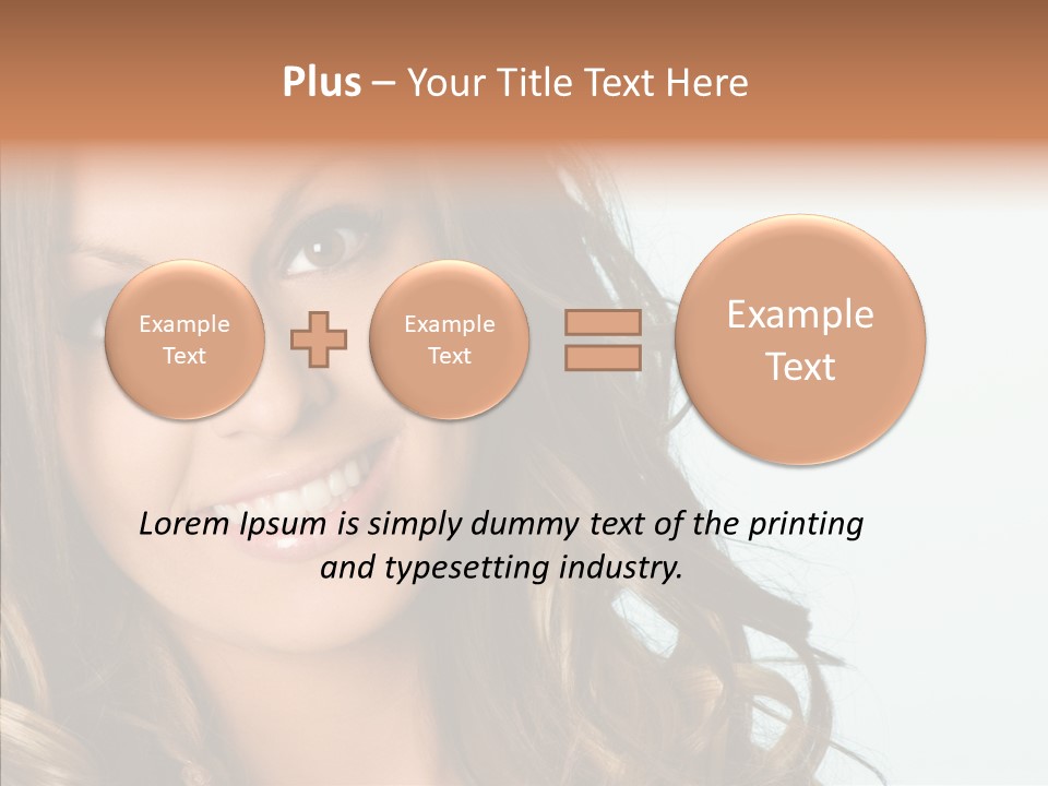 Complexion Brunette Teenage PowerPoint Template