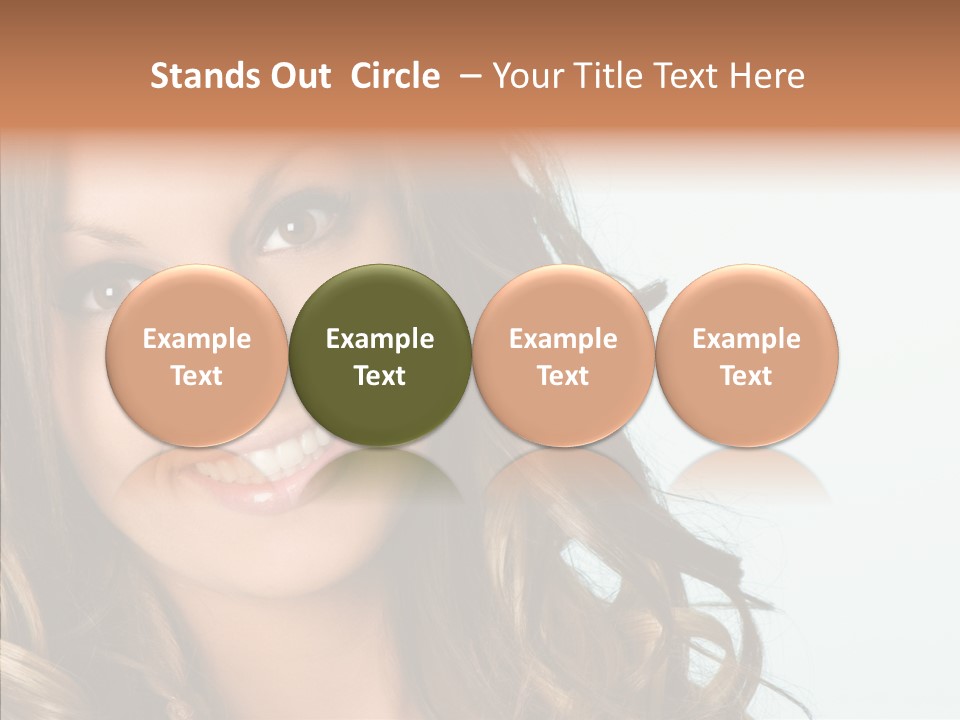 Complexion Brunette Teenage PowerPoint Template