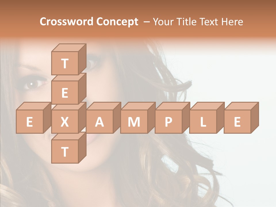 Complexion Brunette Teenage PowerPoint Template