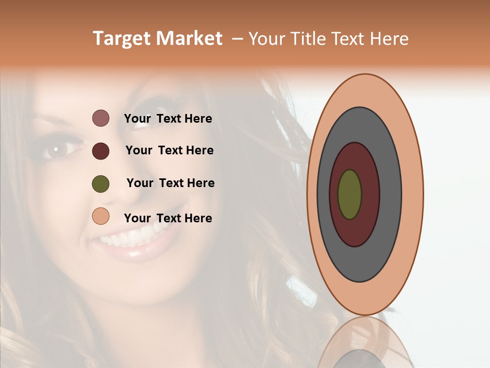 Complexion Brunette Teenage PowerPoint Template
