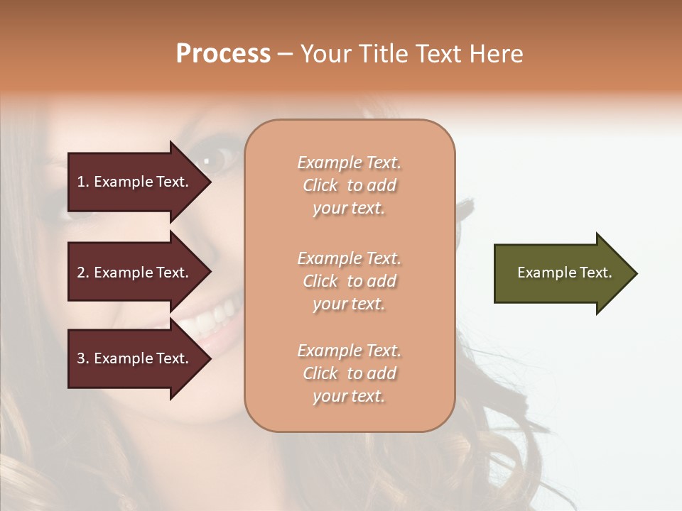 Complexion Brunette Teenage PowerPoint Template