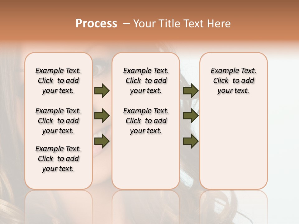 Complexion Brunette Teenage PowerPoint Template
