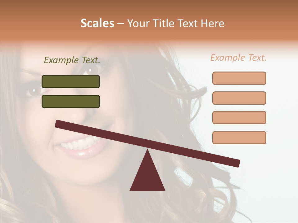 Complexion Brunette Teenage PowerPoint Template