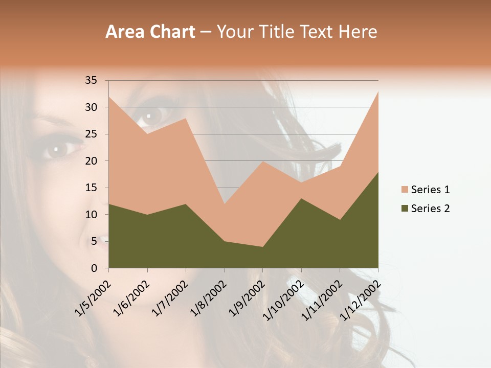 Complexion Brunette Teenage PowerPoint Template