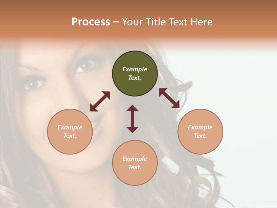 Complexion Brunette Teenage PowerPoint Template