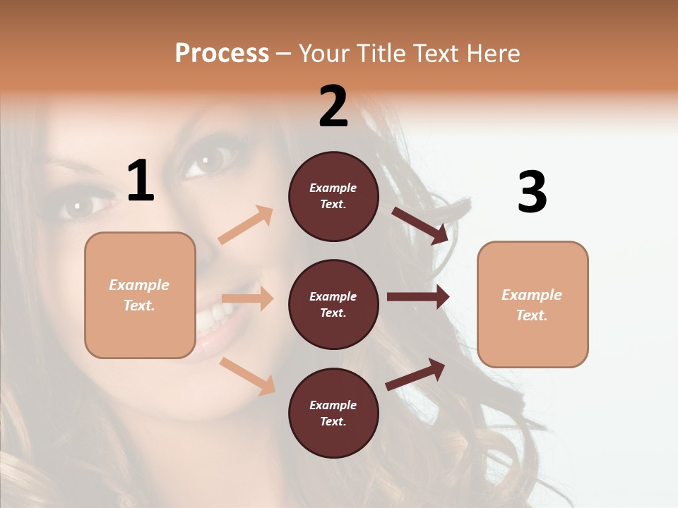 Complexion Brunette Teenage PowerPoint Template