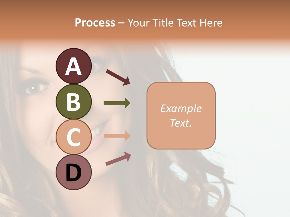 Complexion Brunette Teenage PowerPoint Template