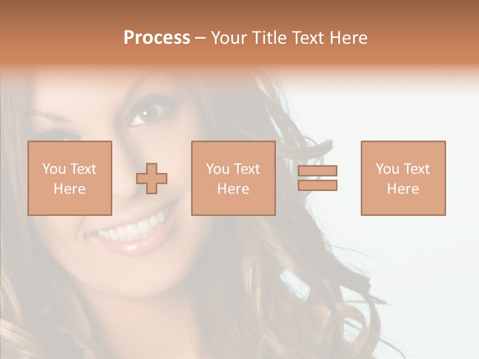 Complexion Brunette Teenage PowerPoint Template