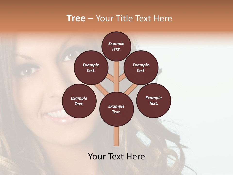 Complexion Brunette Teenage PowerPoint Template