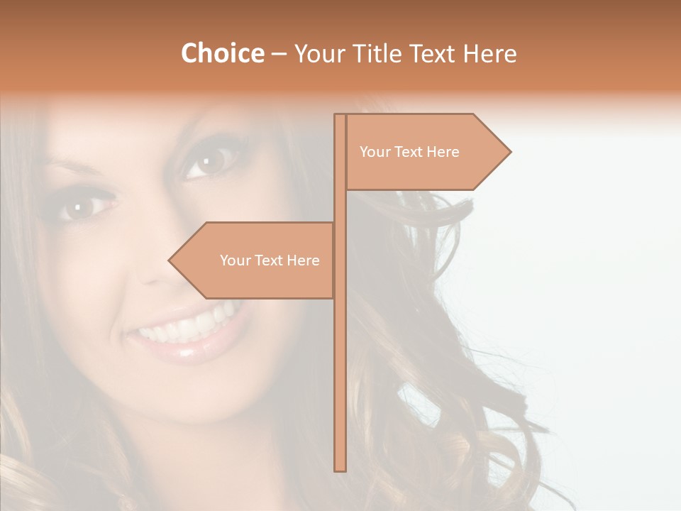 Complexion Brunette Teenage PowerPoint Template
