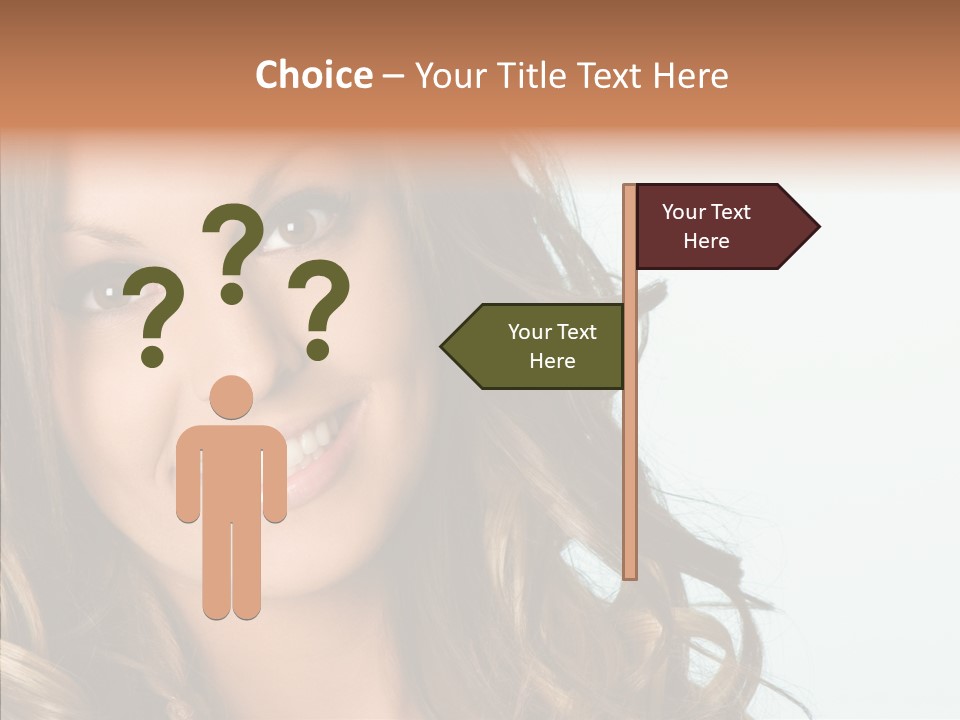 Complexion Brunette Teenage PowerPoint Template