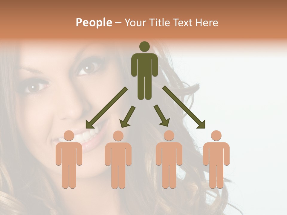 Complexion Brunette Teenage PowerPoint Template