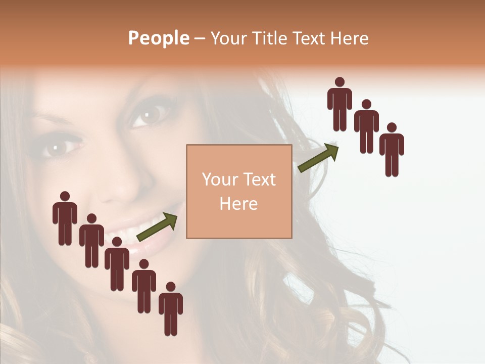 Complexion Brunette Teenage PowerPoint Template