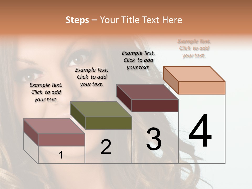 Complexion Brunette Teenage PowerPoint Template