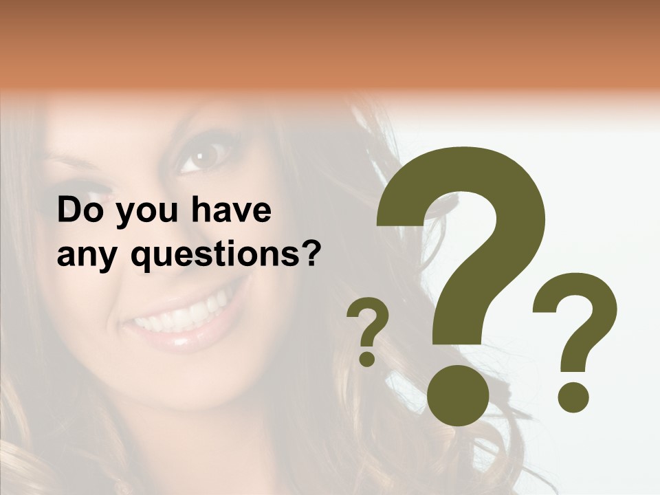 Complexion Brunette Teenage PowerPoint Template