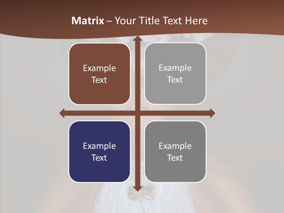 Fashion Wedding Face PowerPoint Template