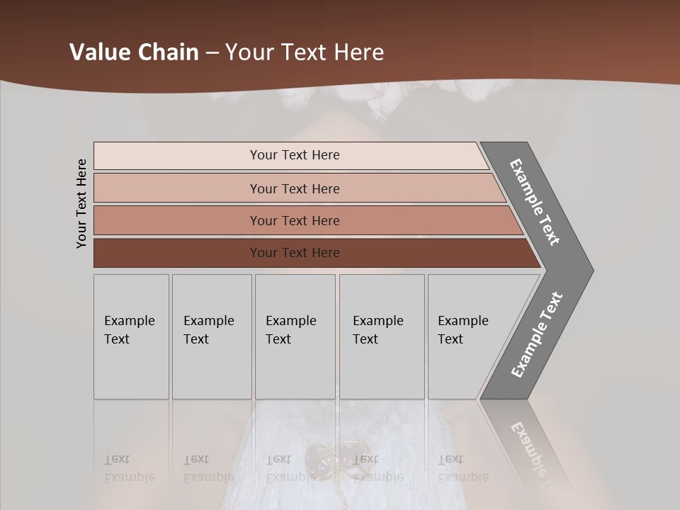 Fashion Wedding Face PowerPoint Template