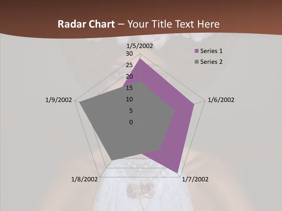 Fashion Wedding Face PowerPoint Template