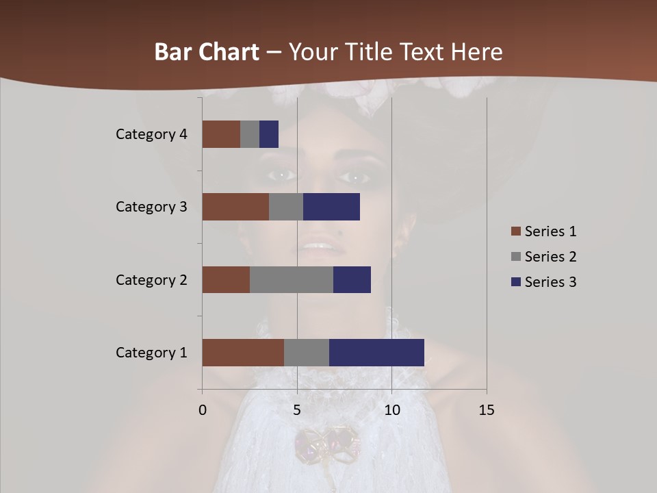 Fashion Wedding Face PowerPoint Template