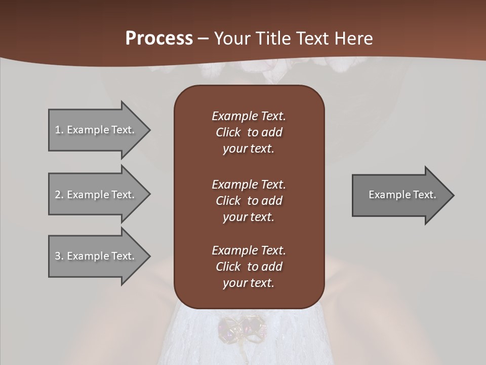 Fashion Wedding Face PowerPoint Template