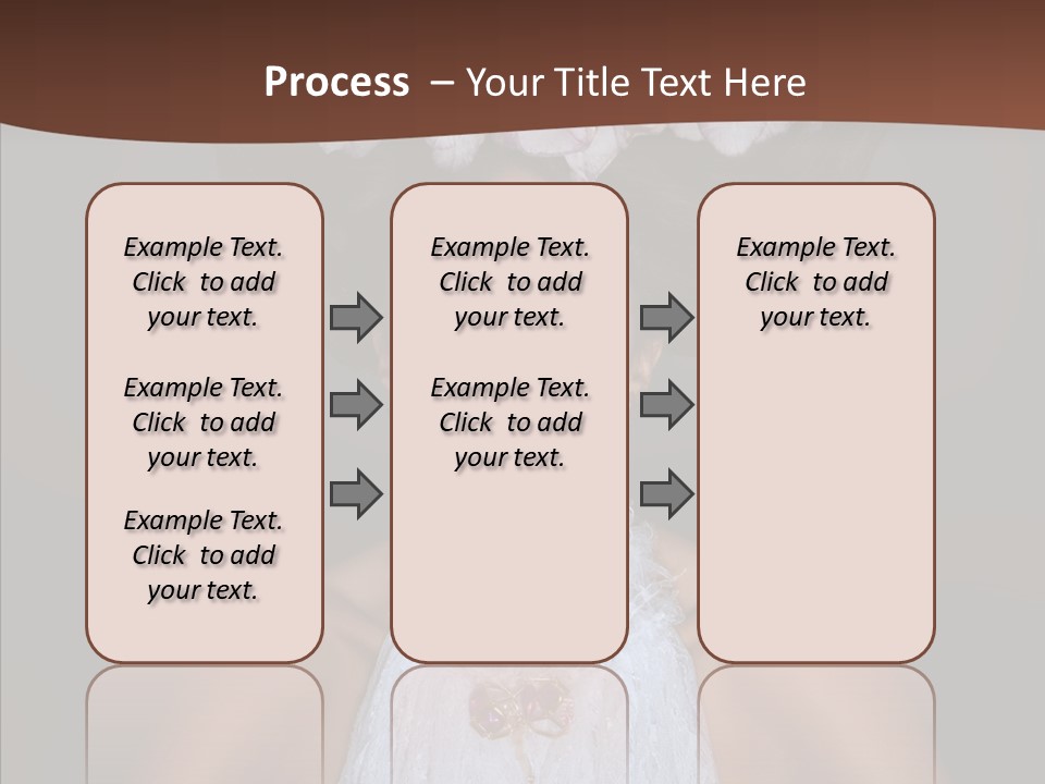 Fashion Wedding Face PowerPoint Template