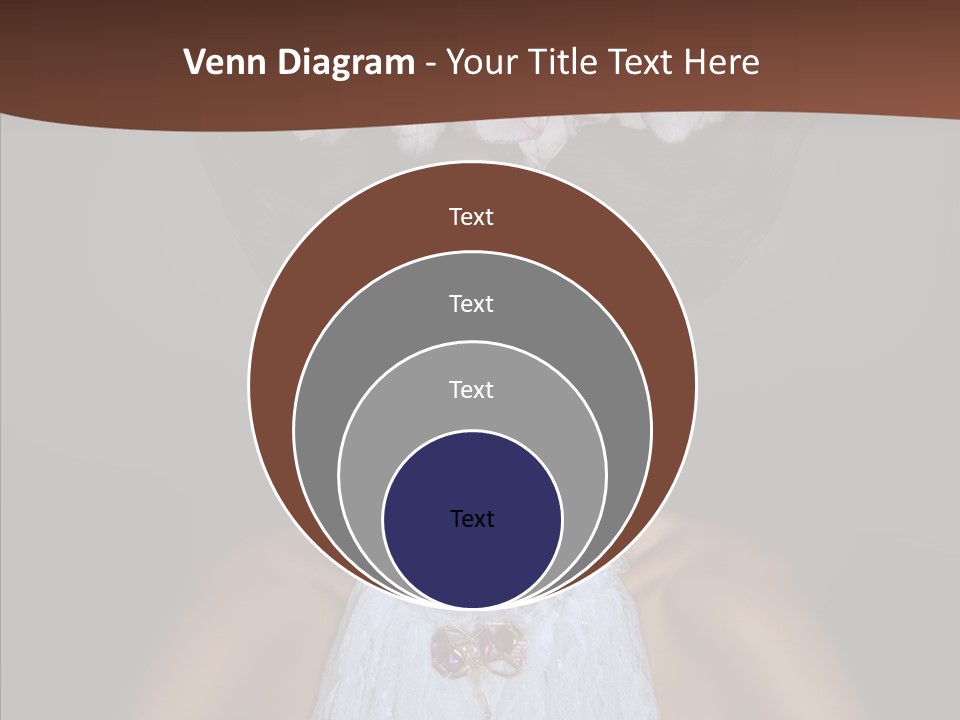 Fashion Wedding Face PowerPoint Template