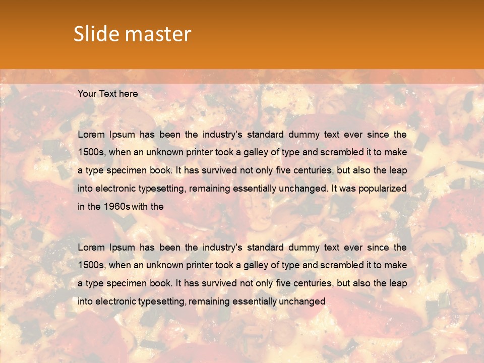 Culture Hot Tomato PowerPoint Template