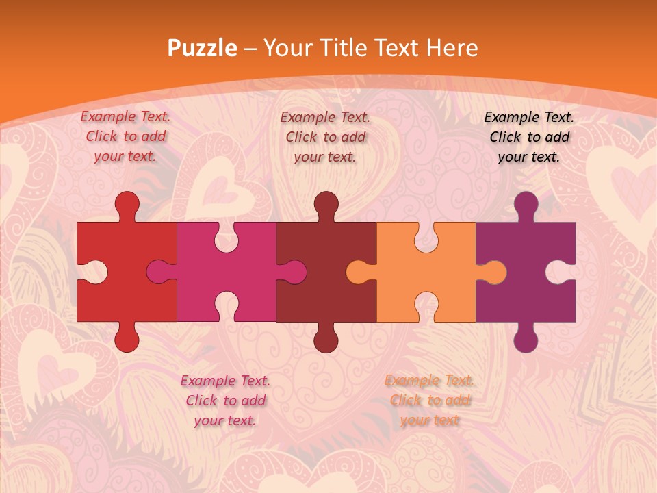 Wrapping Ornate Vector PowerPoint Template