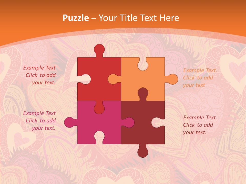 Wrapping Ornate Vector PowerPoint Template