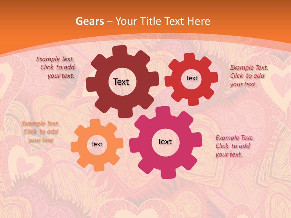 Wrapping Ornate Vector PowerPoint Template