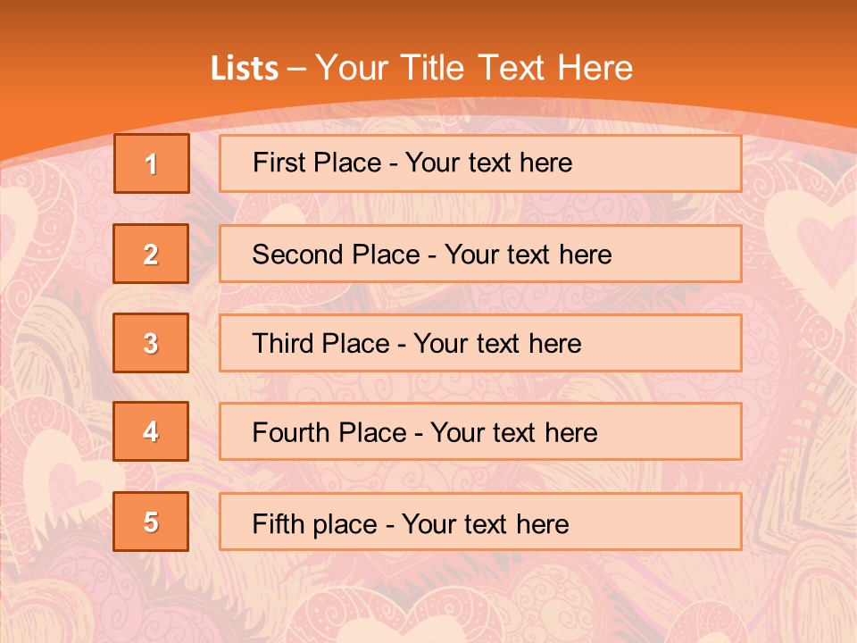 Wrapping Ornate Vector PowerPoint Template