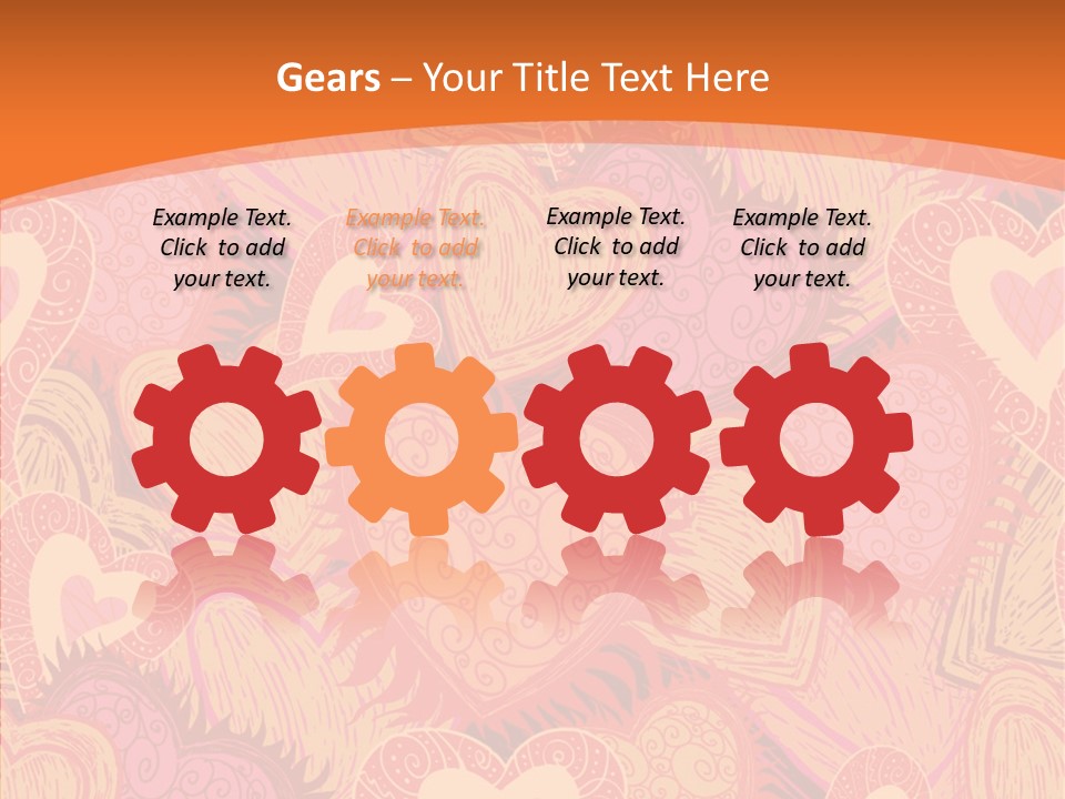 Wrapping Ornate Vector PowerPoint Template