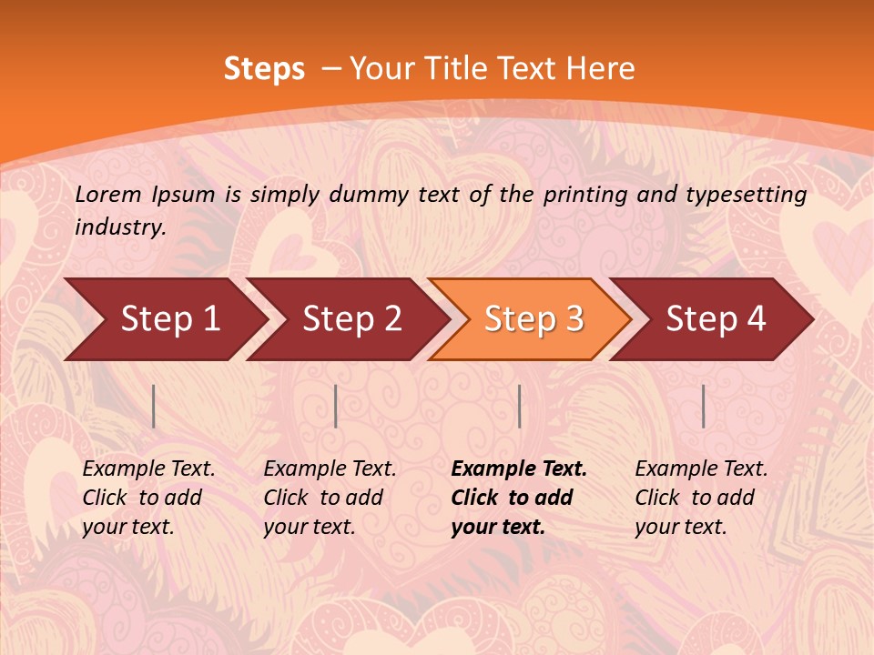Wrapping Ornate Vector PowerPoint Template