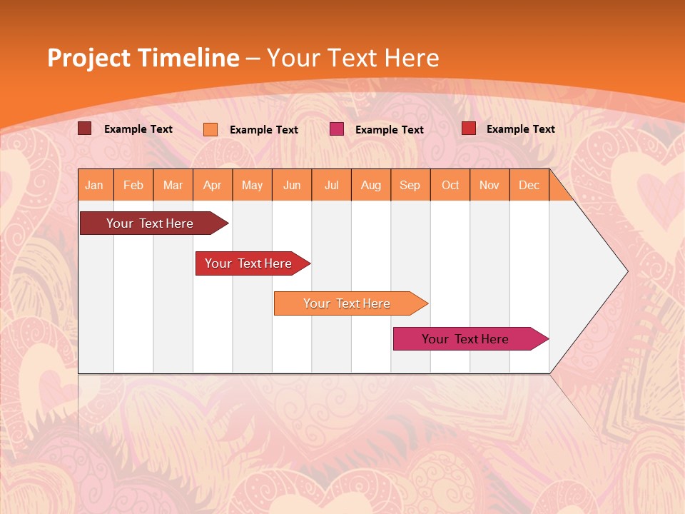 Wrapping Ornate Vector PowerPoint Template