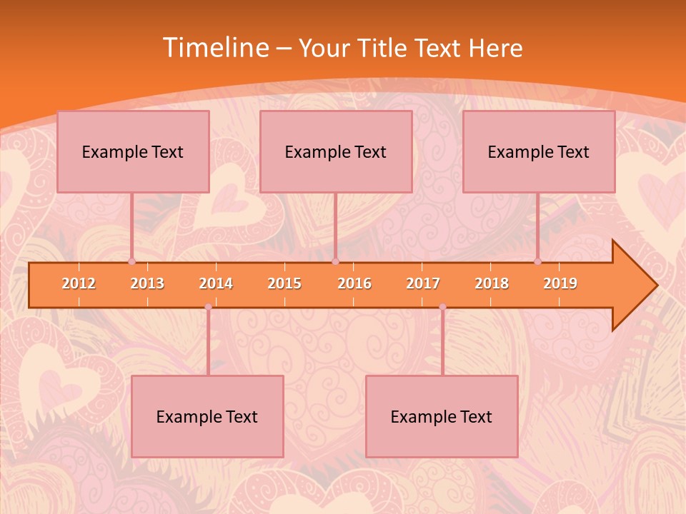 Wrapping Ornate Vector PowerPoint Template