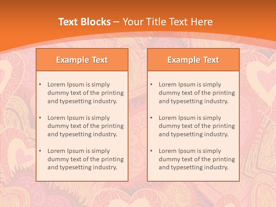 Wrapping Ornate Vector PowerPoint Template