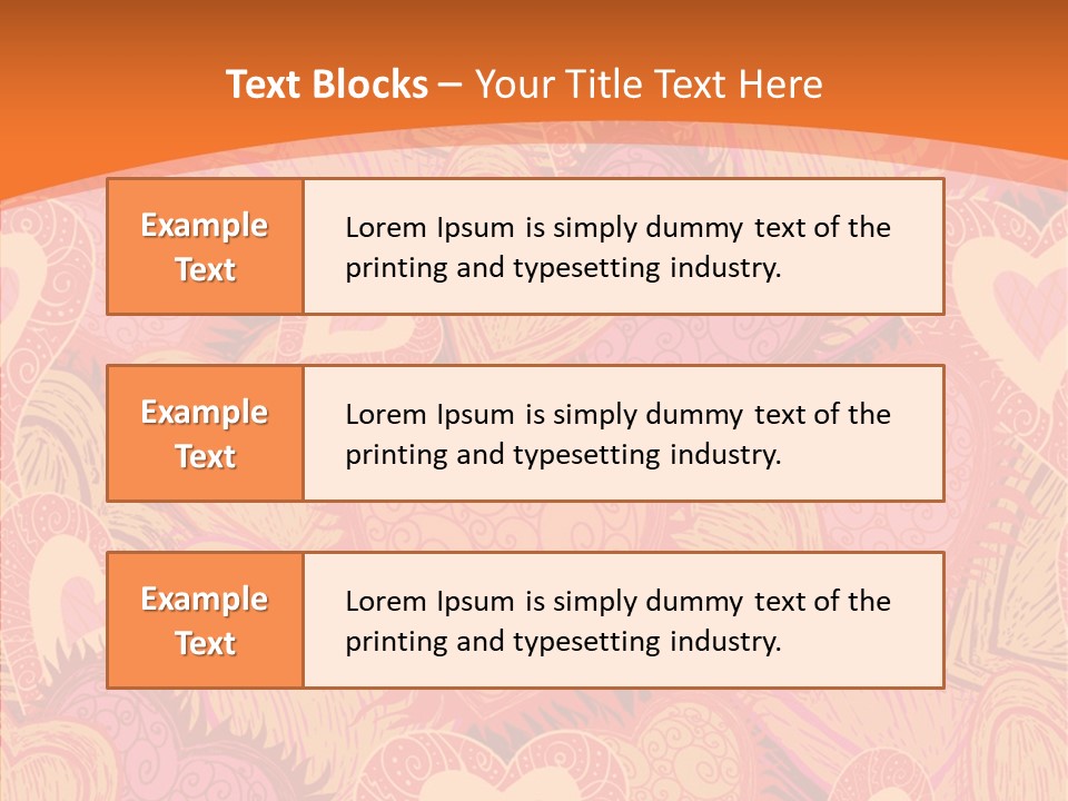 Wrapping Ornate Vector PowerPoint Template