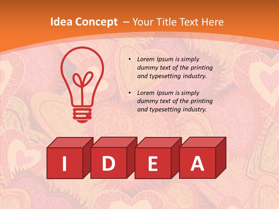 Wrapping Ornate Vector PowerPoint Template