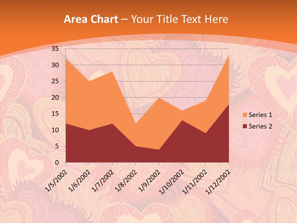 Wrapping Ornate Vector PowerPoint Template