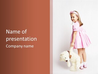 Child Princess Kid PowerPoint Template