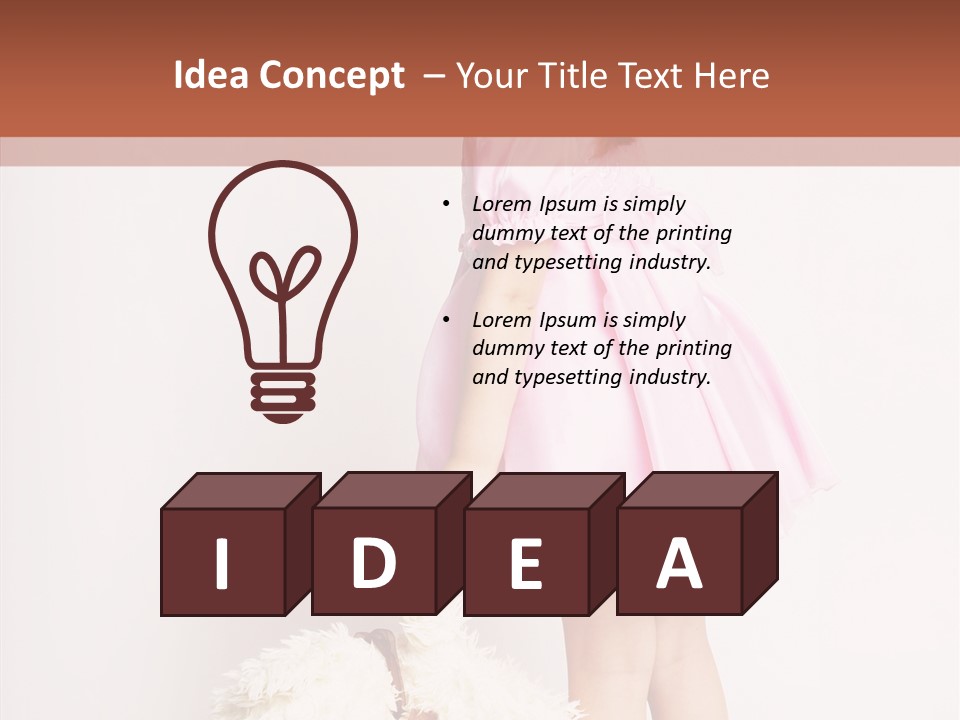 Child Princess Kid PowerPoint Template