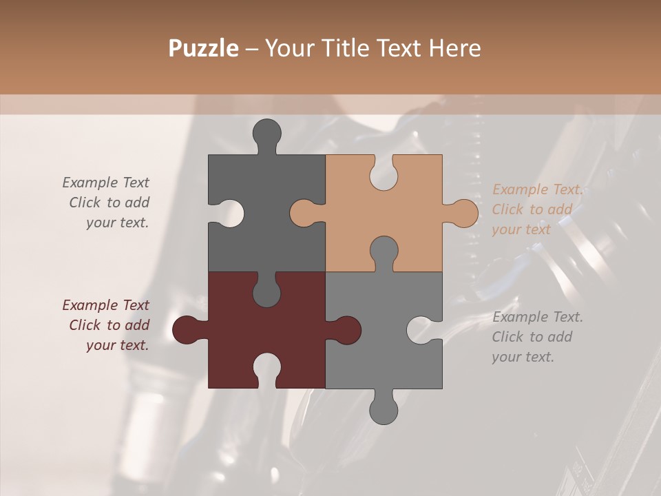 Diesel Grey Reserve PowerPoint Template