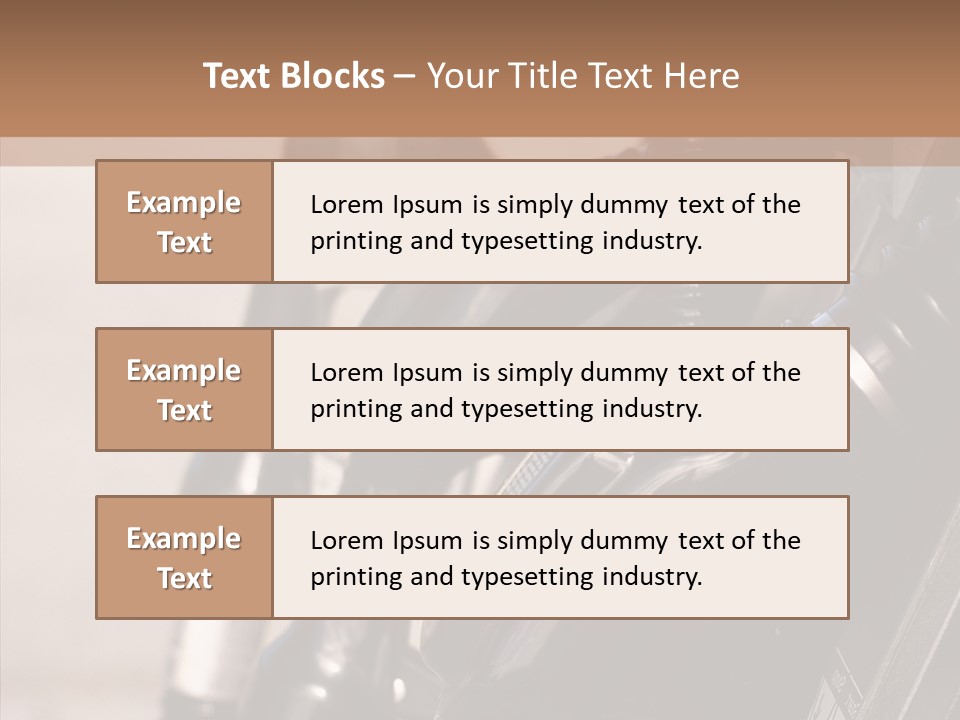 Diesel Grey Reserve PowerPoint Template