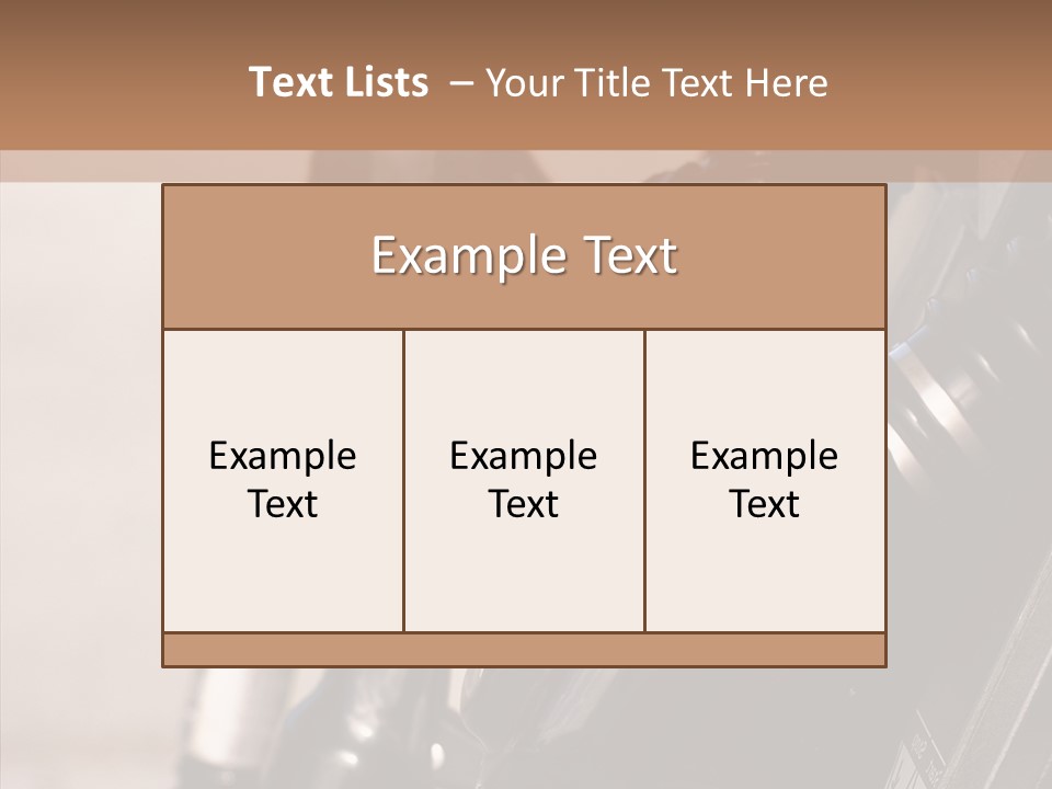 Diesel Grey Reserve PowerPoint Template