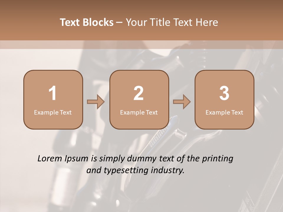 Diesel Grey Reserve PowerPoint Template