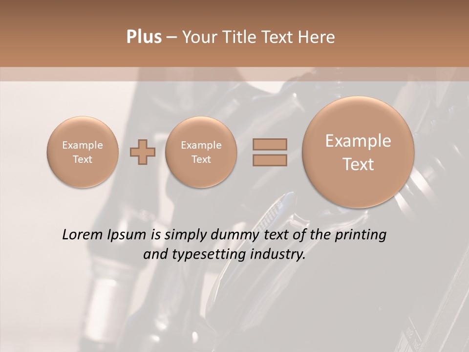 Diesel Grey Reserve PowerPoint Template