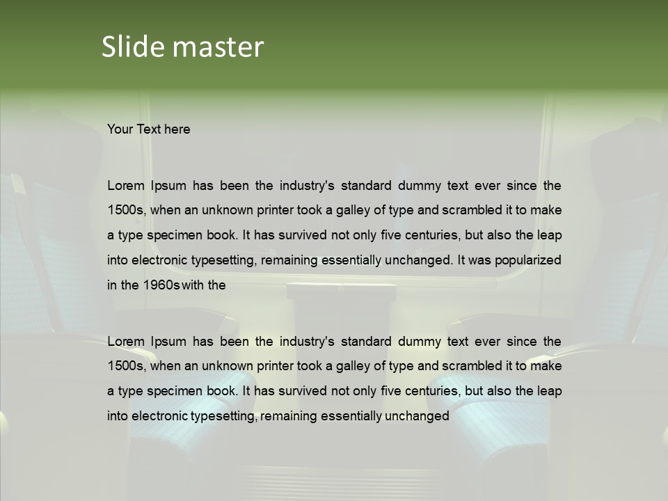 Train Passageway Handle PowerPoint Template