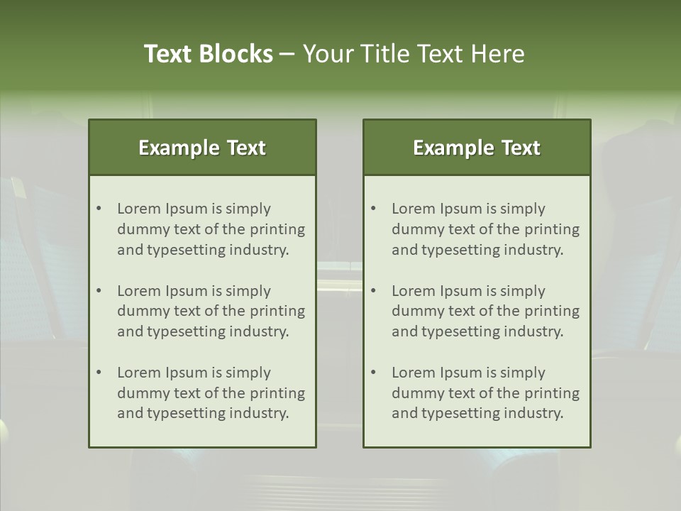 Train Passageway Handle PowerPoint Template