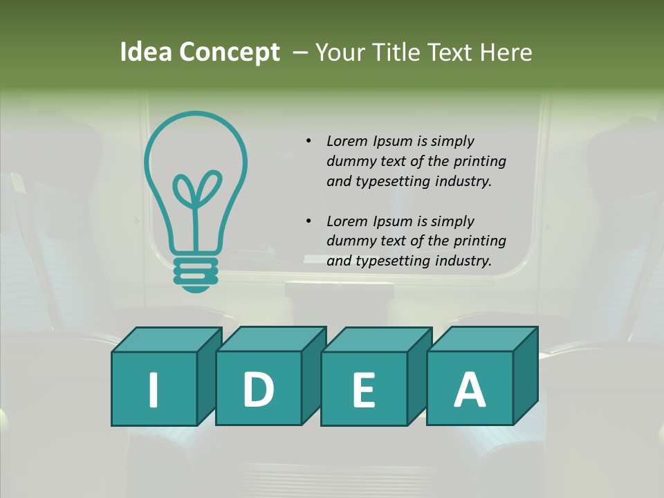 Train Passageway Handle PowerPoint Template