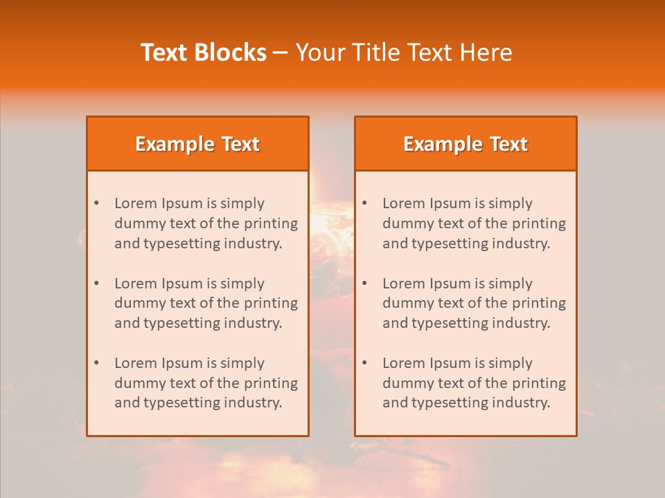 Retro Sky Funky PowerPoint Template